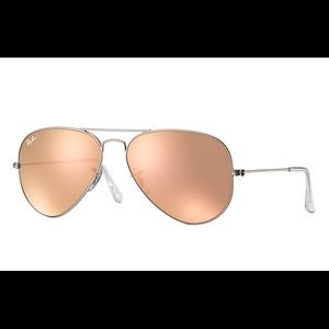 RAY BAN AVIATOR FLASH LENSES